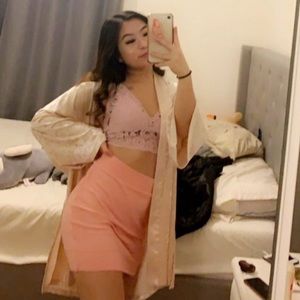 cute brandy melville styled mini tube skirt